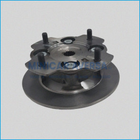 Disco Freno Anteriore Anteriore + Flangia D.172 - Aixam - Grecav - 6G028 - Utfr28 - F0040000607 - R.Doc Non Originale
