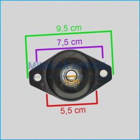 SILENT BLOCK MOTORE ANTERIORE - 01.22.043 BAROODER - R.DOC NON ORIGINALE
