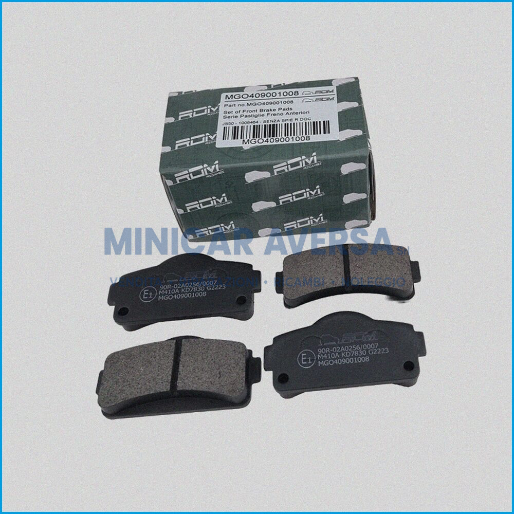 SERIE PASTIGLIE FRENO ANTERIORI - MGO - 1008464 - SENZA SPIE - R.DOC NON ORIGINALE