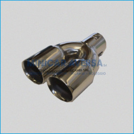 TERMINALE SCARICO - UNIVERSALE CROMATO - R.DOC NON ORIGINALE