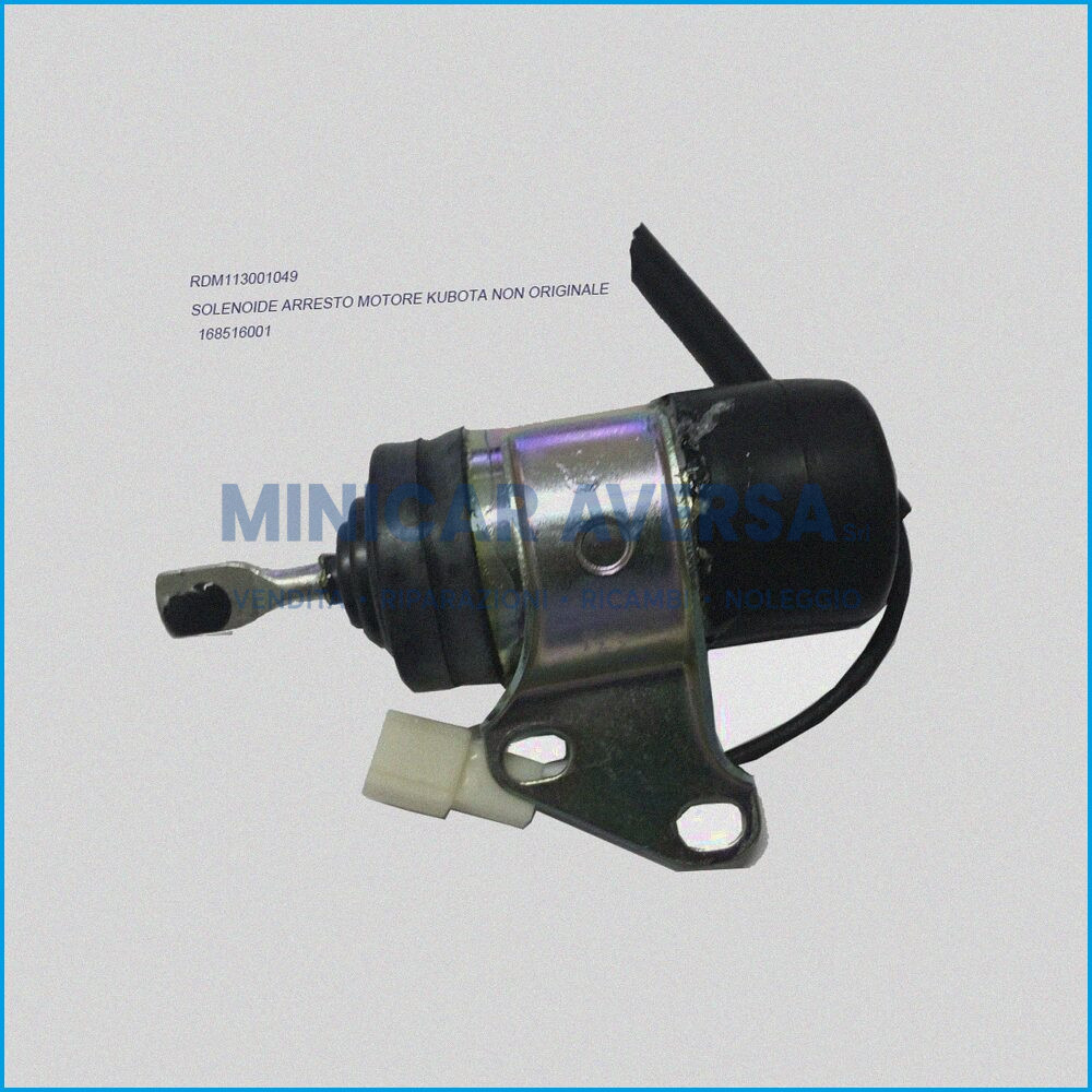 Elettrostop - Kubota - Solenoide - K168516001 - R.Doc Non Originale