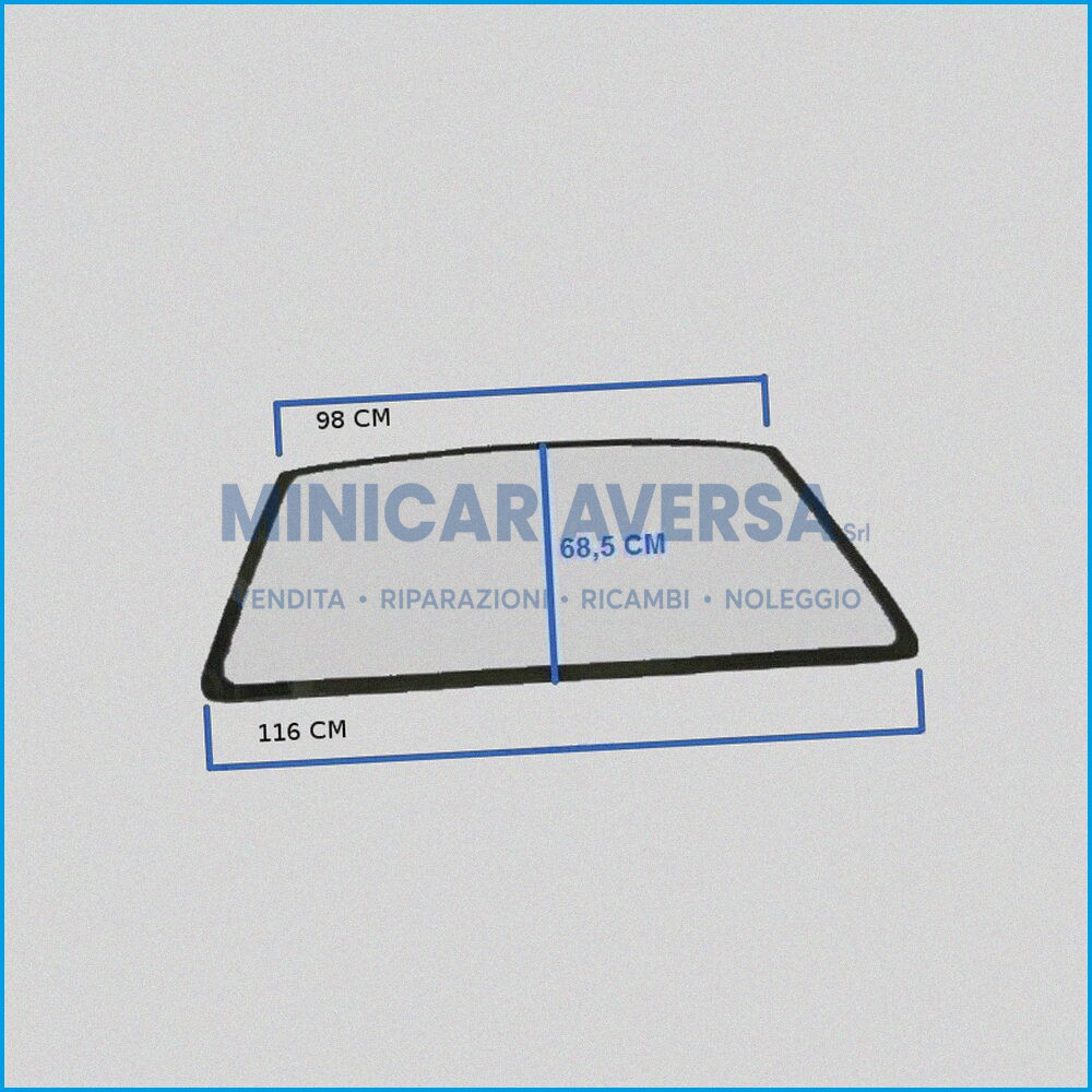 PARABREZZA - MICROCAR MC1/MC2 - 1000582 - R.DOC NON ORIGINALE