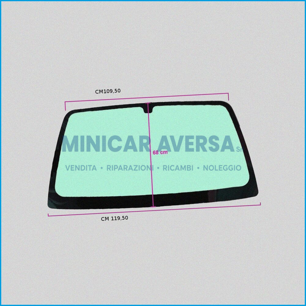 PARABREZZA - MICROCAR MC1/MC2 - 1000582 - R.DOC NON ORIGINALE