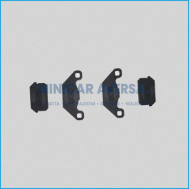SERIE PASTIGLIE FRENO POSTERIORI CH26 V2 ( 01.17.390 ) ( 1419154 ) - R. DOC NON ORIGINALE
