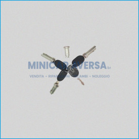 KIT CILINDRETTI CHIAVI - T3 GRECAV ( BAF96 - 0013418 ) - LIGIER NOVA AMBRA ( 0081481 ) - R.DOC NON ORIGINALE