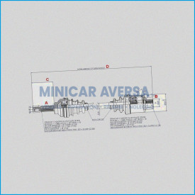 Semiasse - Ligier Completo Tipo Oe - Lung. 548 - Economy - 0141070 - Baf11-0007297 - R.Doc Non Originale