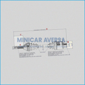 Semiasse - Economy - 3Ap518 Aixam Dopo 2010 - Grecav (Bcr - 0015175 ) R.Doc Non Originale