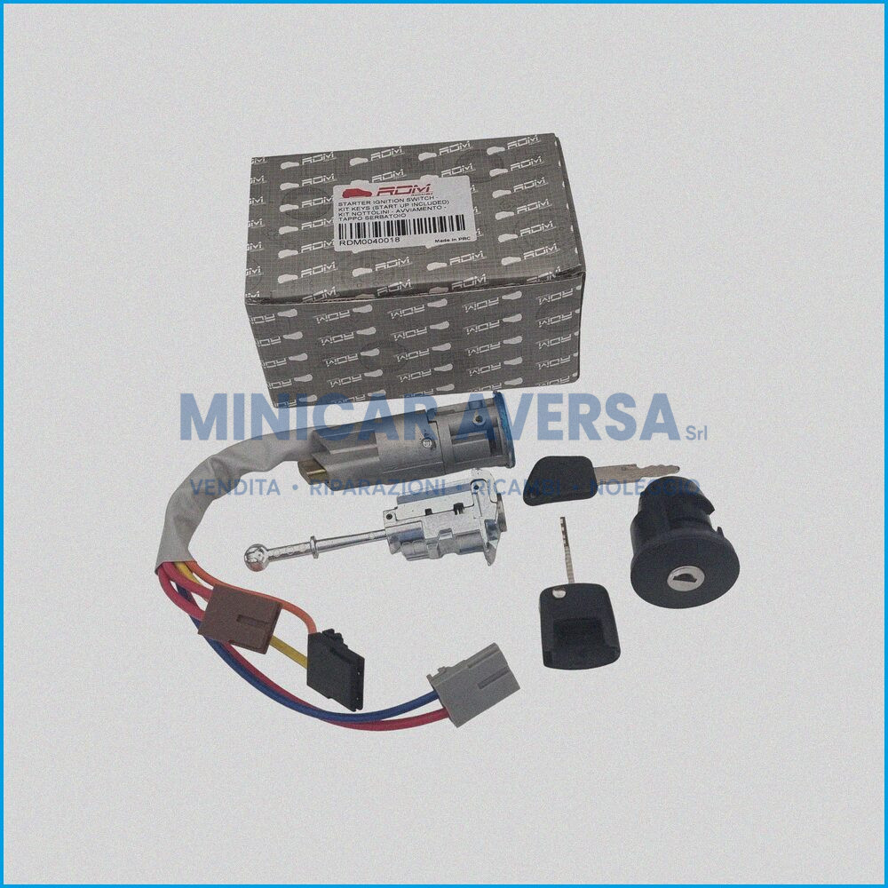 Kit Chiavi Chatenet Ch40 Ch46 - Blocchetto Avviamento + Kit Chiavi Portiere + Chiave Avviamento + Tappo - 00.40.018 - R.Doc Non 