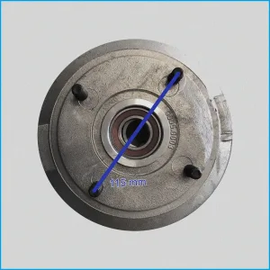TAMBURO IN ALLUMINIO - INT. 115 - CON CUSCINETTO - JDM DA FINE 2011 - R.DOC NON ORIGINALE