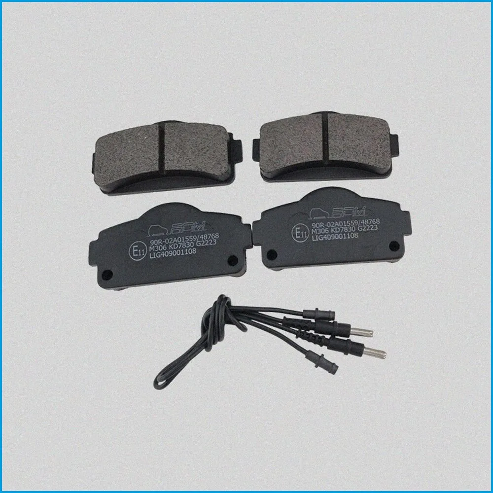 SERIE PASTIGLIE FRENO ANTERIORI - LIGIER IXO CON SPIE 1008464 - CASALINI 550 F0040000805 - R.DOC NON ORIG.