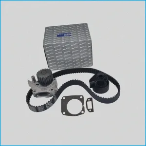 KIT DISTRIBUZIONE ECONOMY (CON POMPA ACQUA, CINGHIA CON GUARNIZIONI E GALOPPINO) - MOTORE FOCS KOHLER LOMBARDINI LDW 502 – ED004