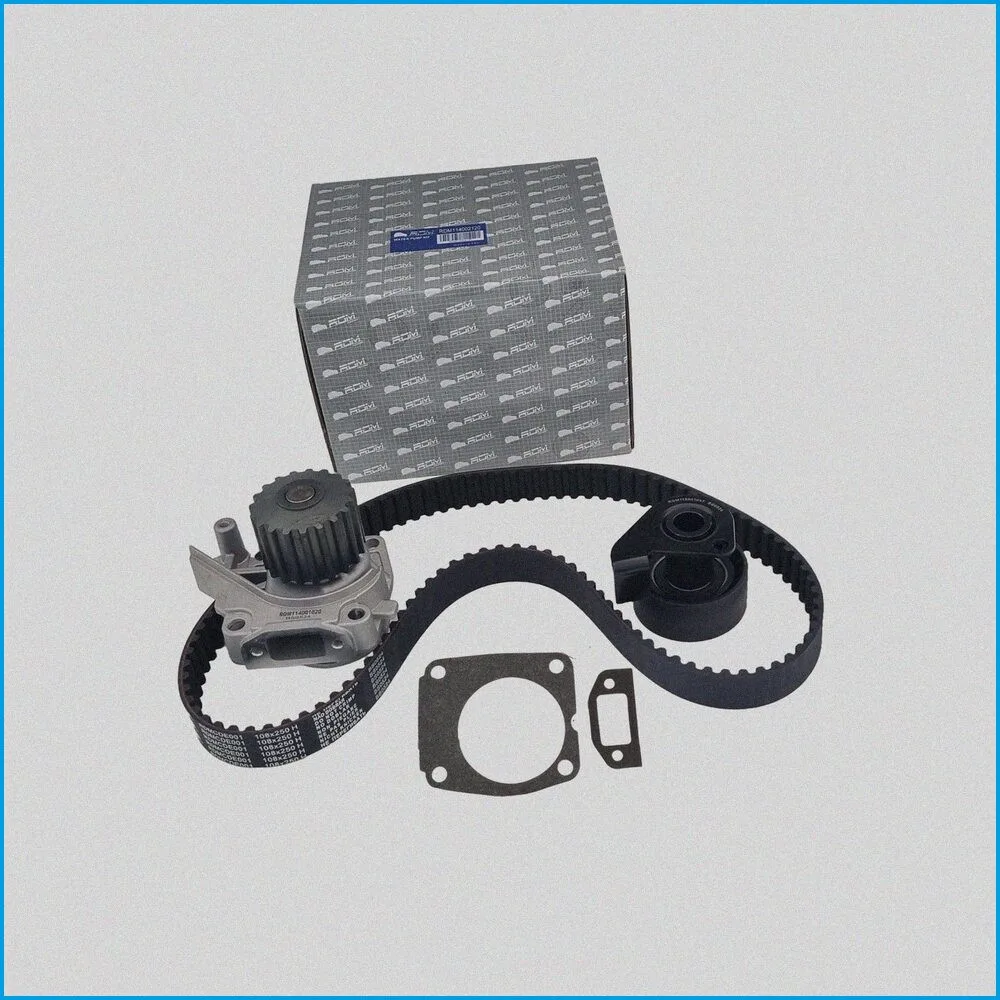 KIT DISTRIBUZIONE ECONOMY (CON POMPA ACQUA, CINGHIA CON GUARNIZIONI E GALOPPINO) - MOTORE FOCS KOHLER LOMBARDINI LDW 502 – ED004
