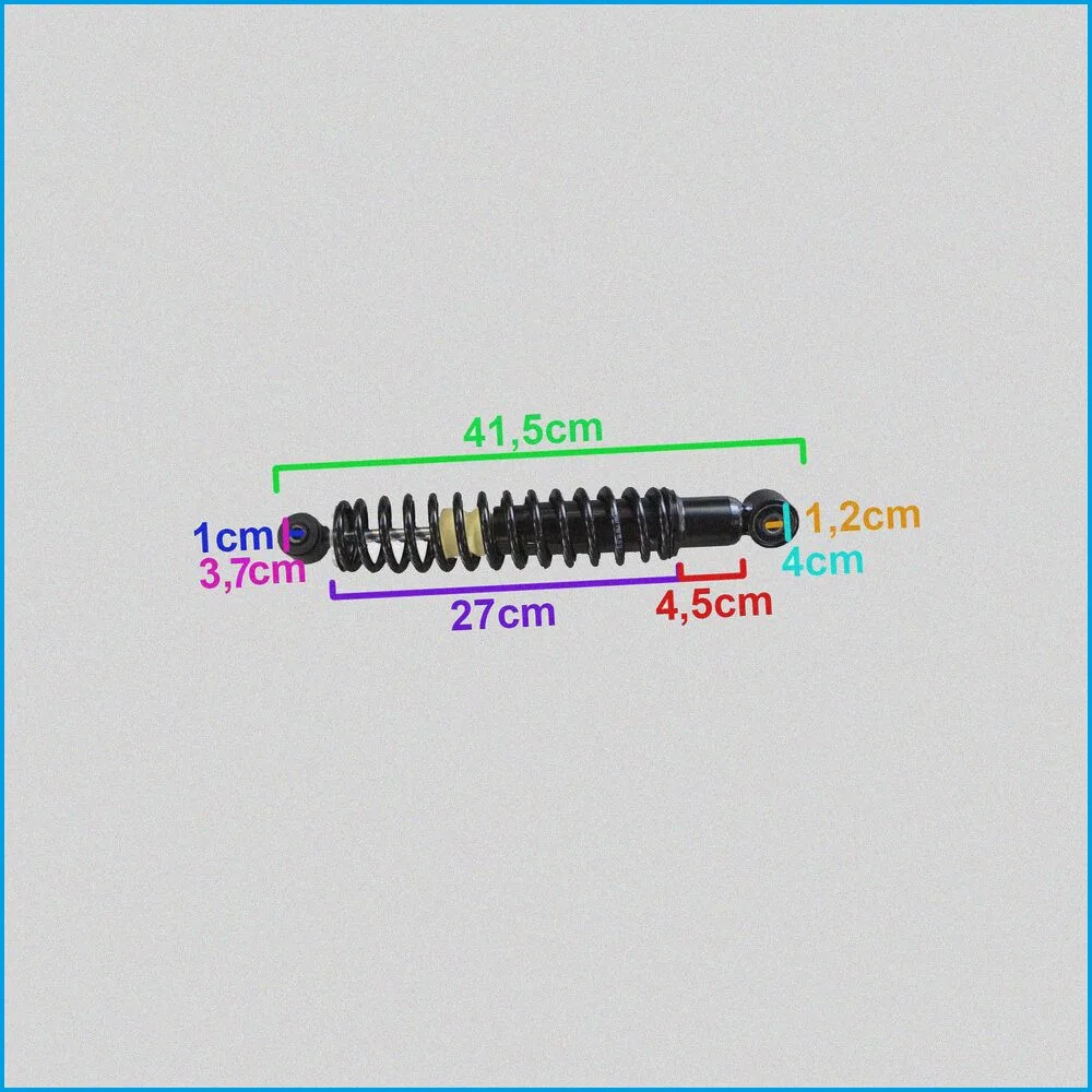 AMMORTIZZATORE POSTERIORE AIXAM - 5L003 - R.DOC NON ORIGINALE