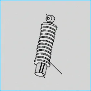 AMMORTIZZATORE ANTERIORE COMPLETO - JDM ALBIZIA - 101022 - R.DOC NON ORIGINALE