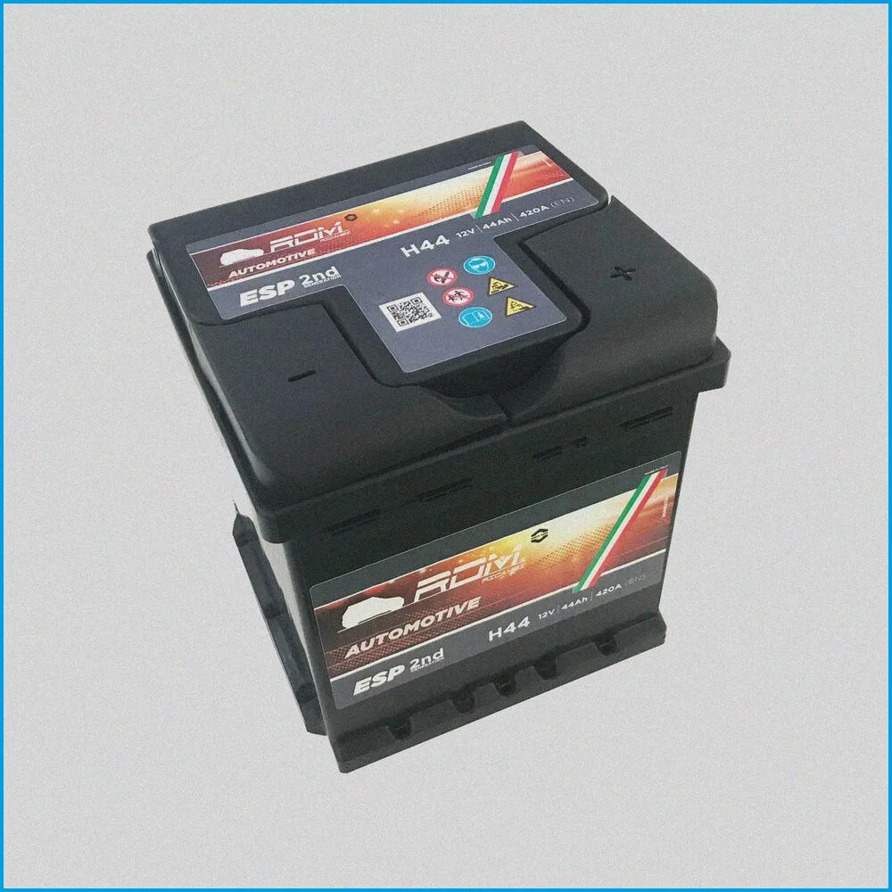 BATTERIA CUBETTO UNIVERSALE 44AH 420A PER TUTTE LE MINICAR - NON ORIGINALE R.DOC