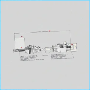 SEMIASSE - LIGIER COMPLETO TIPO OE - LUNG. 548 - ECONOMY - 0141070 - BAF11-0007297 - R.DOC NON ORIGINALE