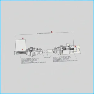 SEMIASSE - ECONOMY- MICROCAR COMPLETO TIPO OE - LUNG. 598 - 1006226 - R.DOC NON ORIGINALE