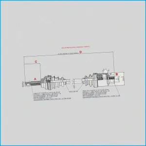 SEMIASSE JDM SX - LIGIER DX - 0661953 VIRGO 1/2/3 DX SX - LUNGHEZZA TOTALE 543 (80) R.DOC NON ORIGINALE