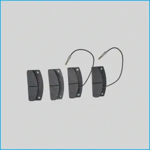 PASTIGLIE FRENO ANT. CON SPIA MADE IN ITALY H30 MM LIGIER XTOO 0181037 CHATENET ---2010 R.DOC NON ORIGINALE