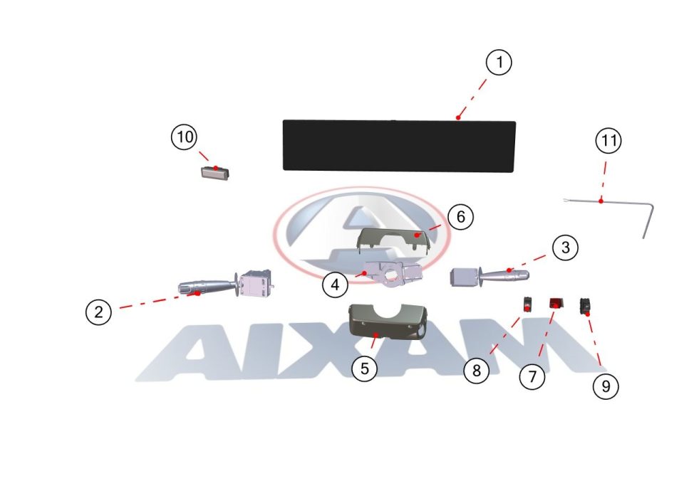 Tavola ricambi Aixam · Accessori Elettrici