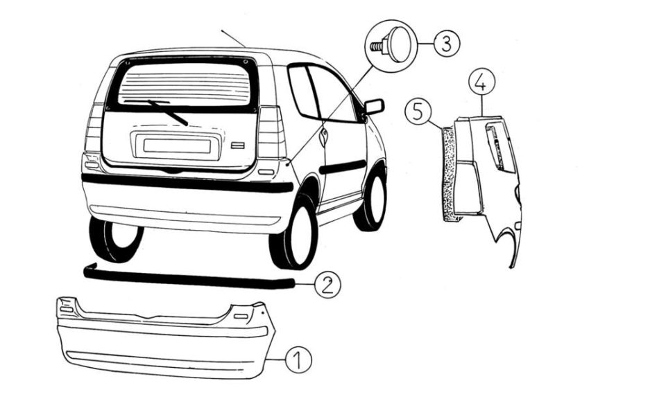 Tavola ricambi Aixam · Carrozzeria