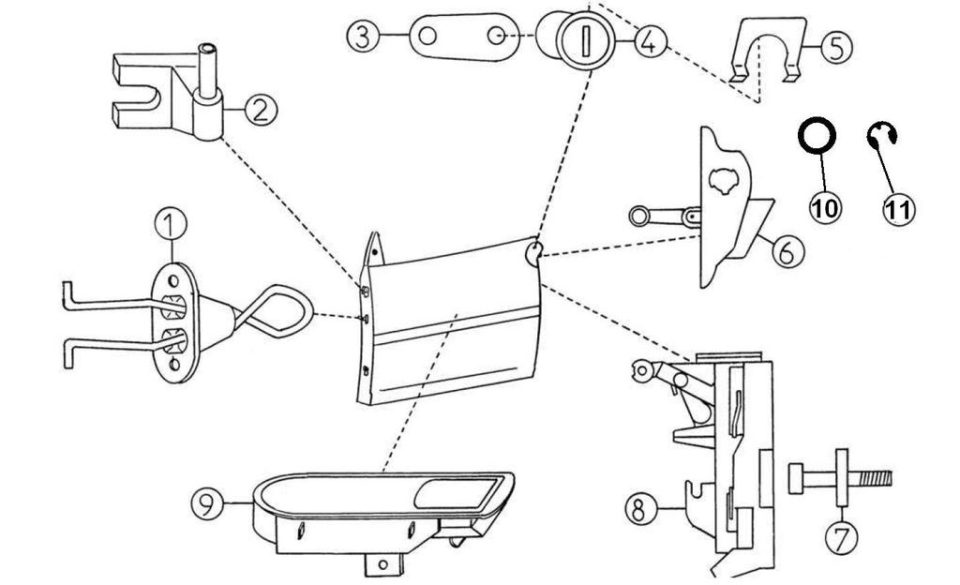 Tavola ricambi Aixam · Carrozzeria