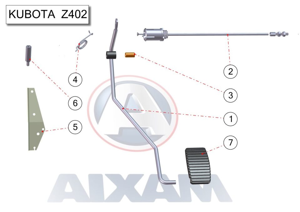 Tavola ricambi Aixam · Accessori motore