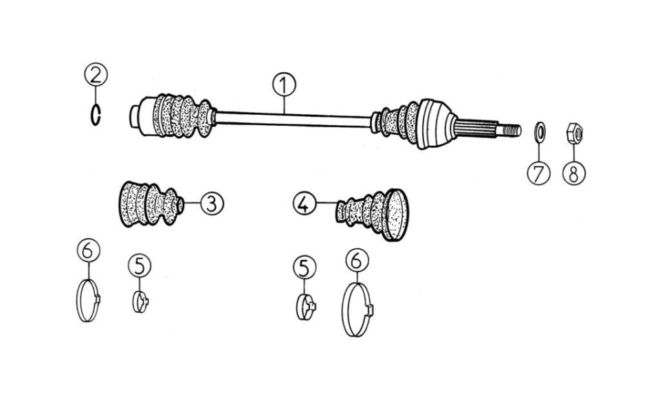 Tavola ricambi Aixam · Trasmissione