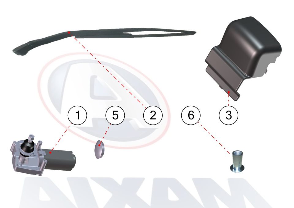 Tavola ricambi Aixam · Accessori Elettrici