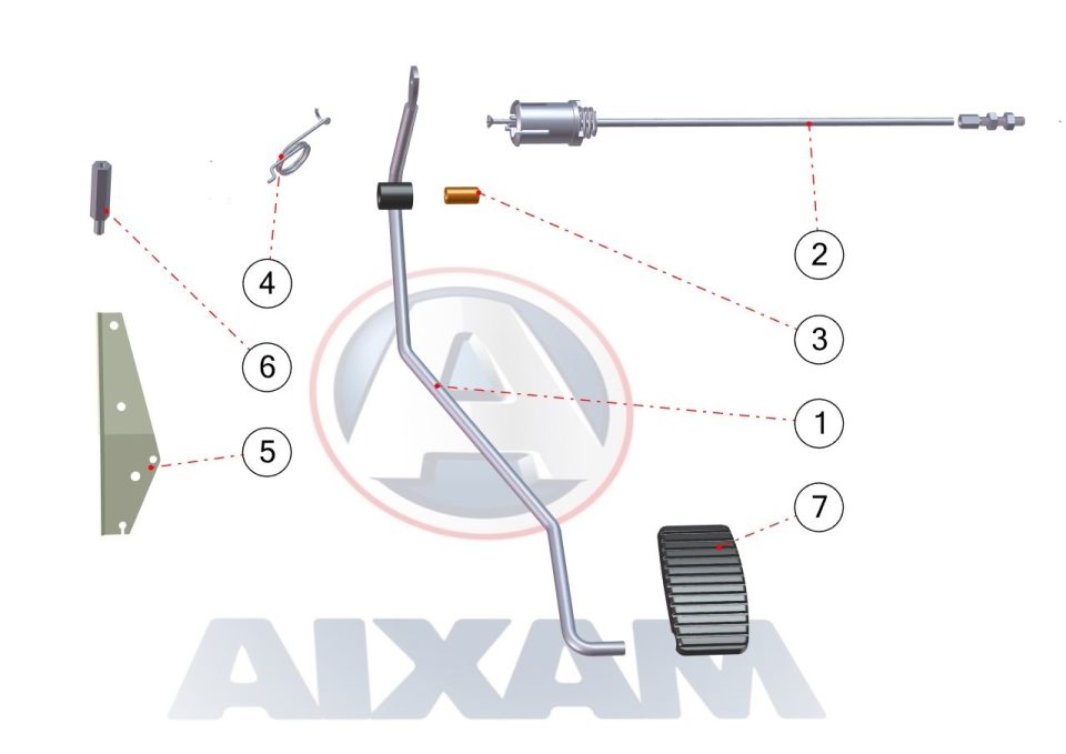 Tavola ricambi Aixam · Accessori motore