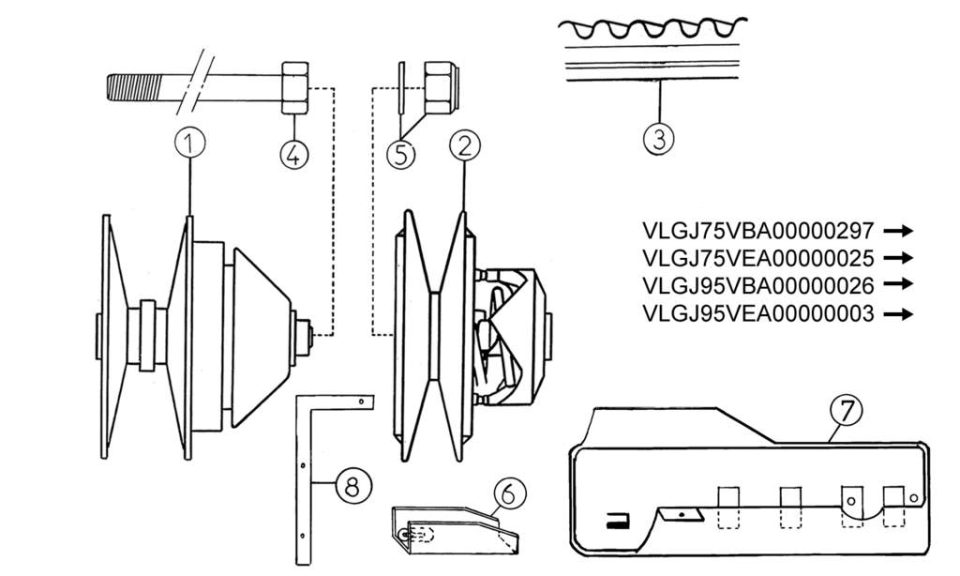 Tavola ricambi Aixam · Variatore