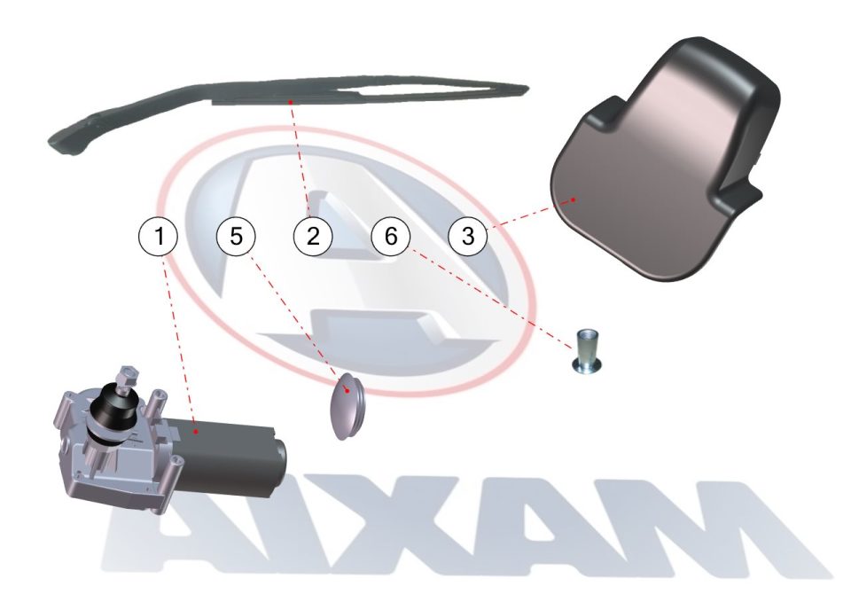 Tavola ricambi Aixam · Accessori Elettrici