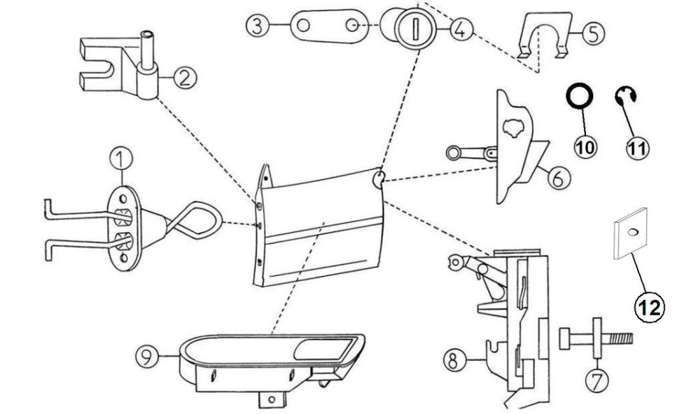 Tavola ricambi Aixam · Carrozzeria