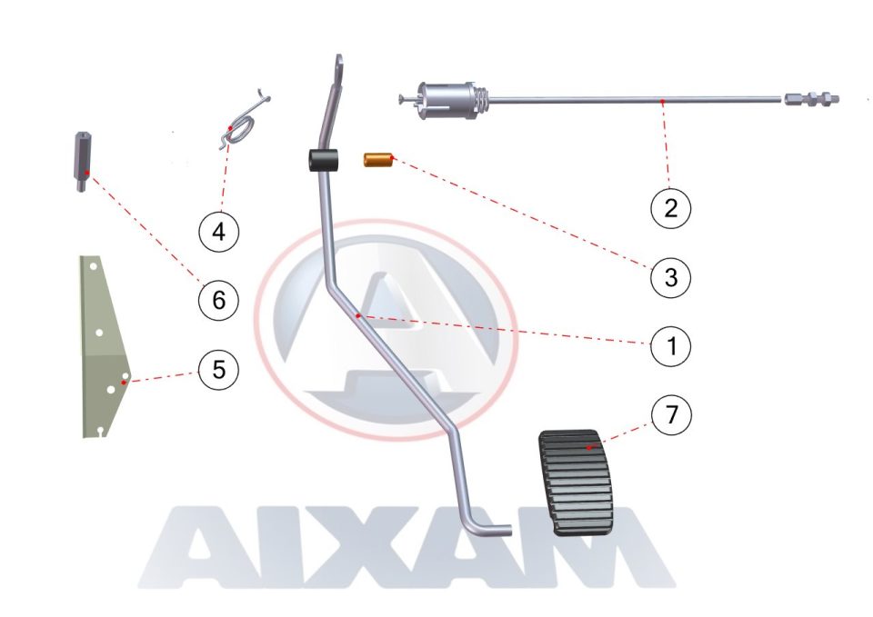 Tavola ricambi Aixam · Accessori motore