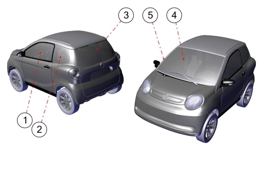 Tavola ricambi Aixam · Carrozzeria