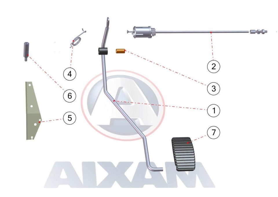 Tavola ricambi Aixam · Accessori motore