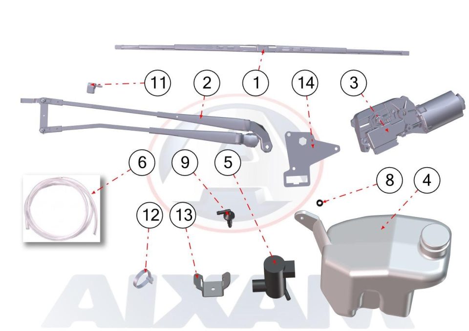 Tavola ricambi Aixam · Accessori Elettrici