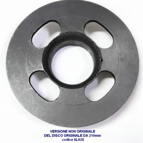 DISCO FRENO ANTERIORE + FLANGIA D.209 - AIXAM - BELLIER 730110 - 6L028 - BF872 - 01703600 - R.DOC NON ORIGINALE
