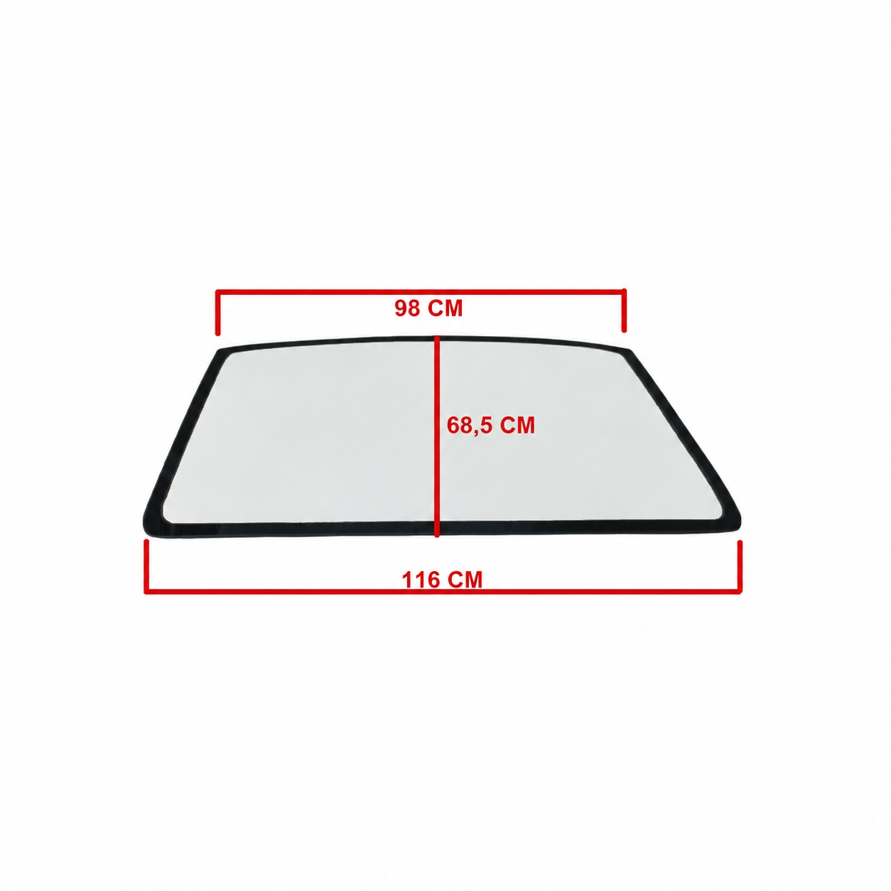 PARABREZZA - MICROCAR LYRA - 0680268 - R.DOC NON ORIGINALE - MAV0680268