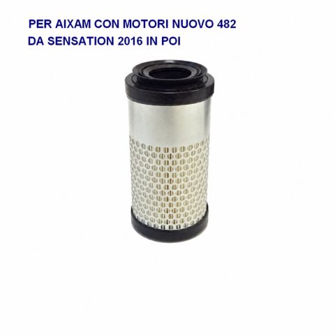 FILTRO ARIA - AIXAM ( MOTORE KUBOTA Z482 ) - 6C06099410 + 3272158242 - R.DOC NON ORIGINALE