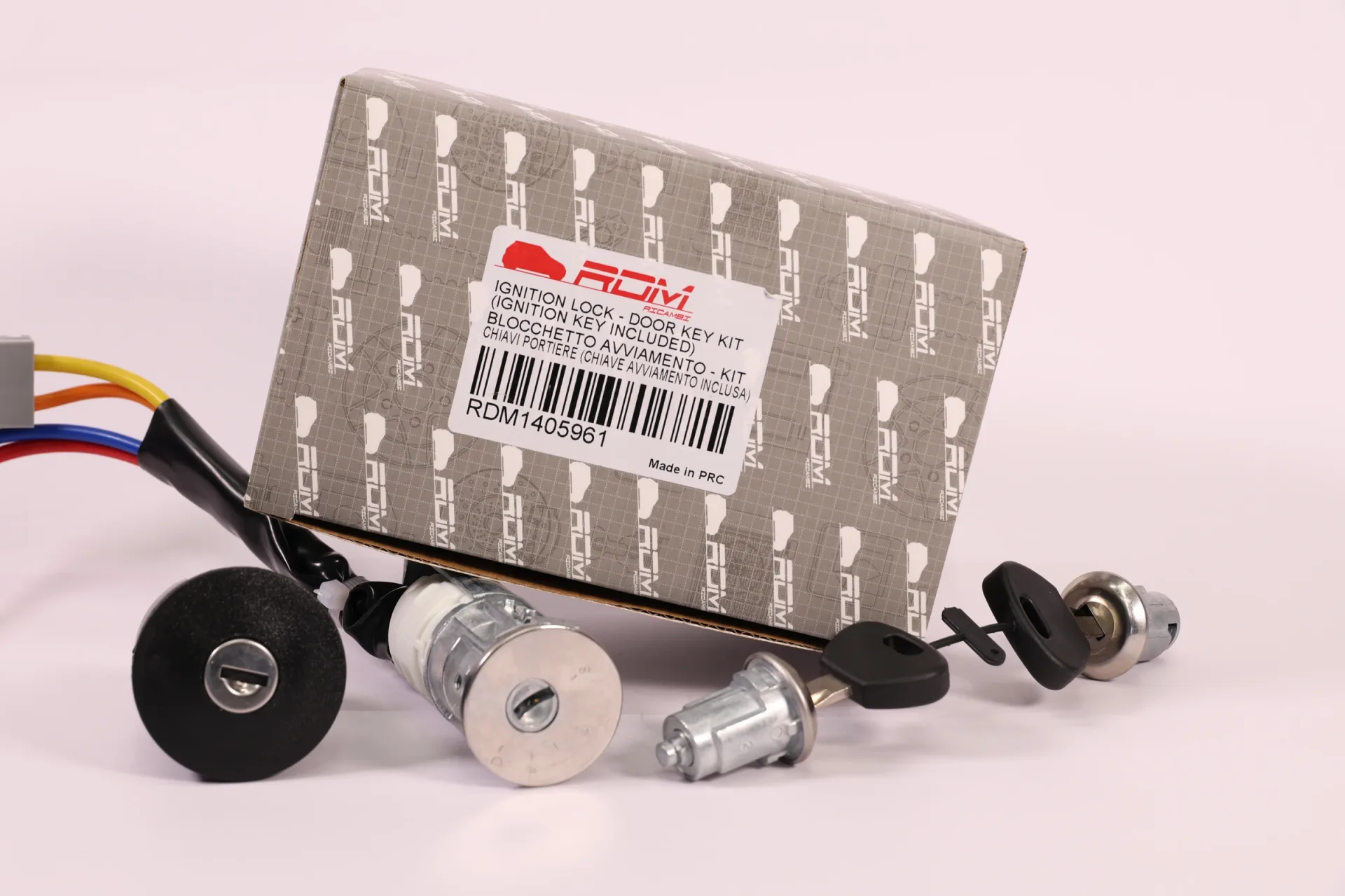 BLOCCHETTO AVVIAMENTO - KIT CHIAVI PORTIERE (CHIAVE AVVIAMENTO INCLUSA) - AIXAM 4G019A - CHATENET CH26 03.26.025 - LIGIER 1405961 - R.DOC NON ORIGINALE — foto 2