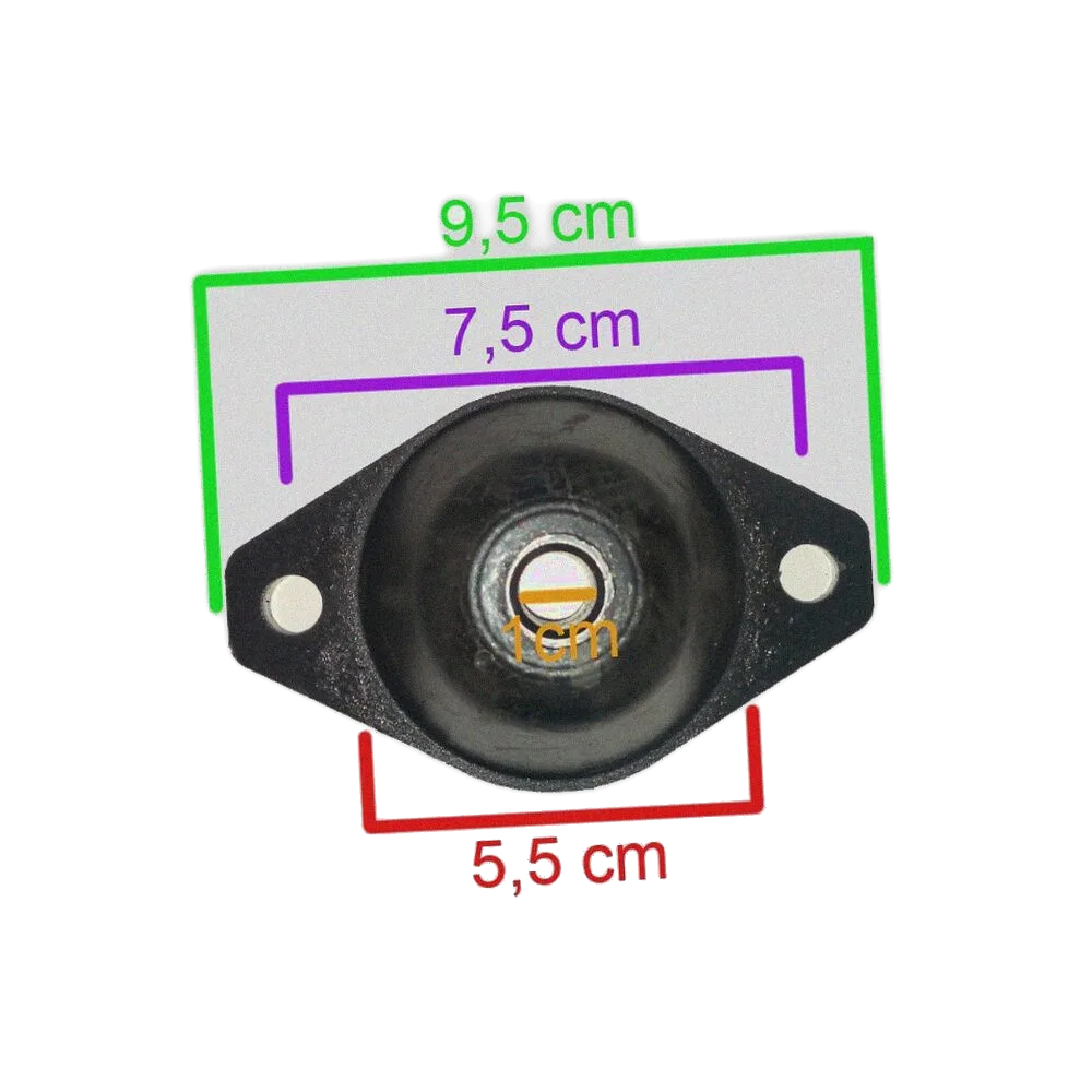 SILENT BLOCK MOTORE ANTERIORE - 01.22.043 BAROODER - R.DOC NON ORIGINALE