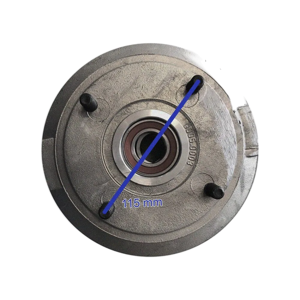 TAMBURO IN ALLUMINIO - INT. 115 - CON CUSCINETTO - JDM DA FINE 2011 - R.DOC NON ORIGINALE